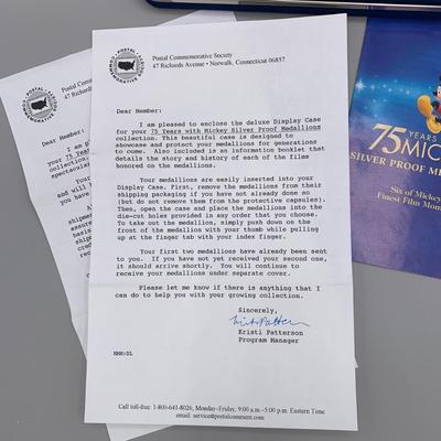 LOT 204 B: 75 Years With Mickey Silver Proof Medallions Collection ( 5 of 6 )