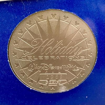 LOT 205 B: Disney Coins: Hollywood Studios Star Tours Commemorative Coin, Holiday Celebrations Independence Day 2001 Limited Edition...