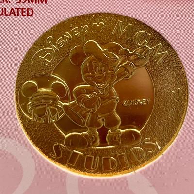 LOT 205 B: Disney Coins: Hollywood Studios Star Tours Commemorative Coin, Holiday Celebrations Independence Day 2001 Limited Edition...