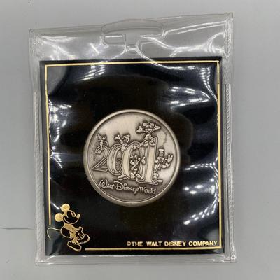 LOT 206 B: Disney Coins: Hollywood Studios Star Tours Commemorative Coin, Holiday Celebrations Independence Day 2001 Limited Edition...