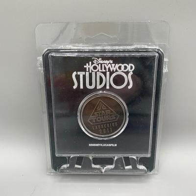 LOT 206 B: Disney Coins: Hollywood Studios Star Tours Commemorative Coin, Holiday Celebrations Independence Day 2001 Limited Edition...