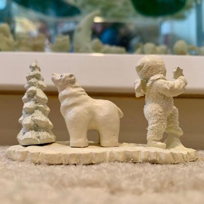 LOT 207 B: Large Department 56 Snowbabies Village Collection