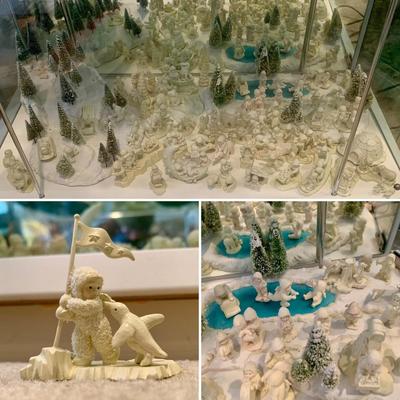 LOT 207 B: Large Department 56 Snowbabies Village Collection