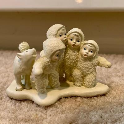 LOT 208 B: Large Department 56 Snowbabies Village Collection