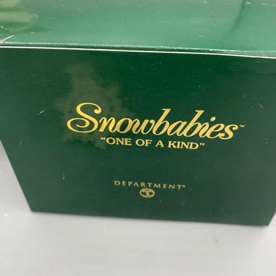 LOT 210 B: Department 56 Snowbabies Collection: "Scrapbook Crazy", Styrofoam Sign, "Message From Heaven",...