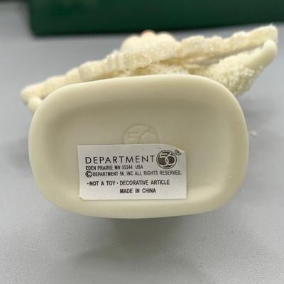 LOT 210 B: Department 56 Snowbabies Collection: "Scrapbook Crazy", Styrofoam Sign, "Message From Heaven",...