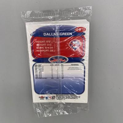 LOT 211 B: Philadelphia Phillies Veterans Stadium Collection: Limited Edition Magazine, Trading Cards, Pins, Die-Cast Tractor Trailer,...