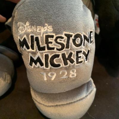 LOT 213 A: Disney's Milestone Mickey Limited Edition Stuffed Animal Collection w/ Tags