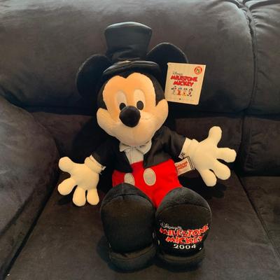LOT 213 A: Disney's Milestone Mickey Limited Edition Stuffed Animal Collection w/ Tags