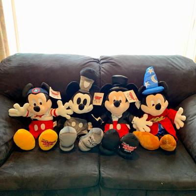 LOT 213 A: Disney's Milestone Mickey Limited Edition Stuffed Animal Collection w/ Tags