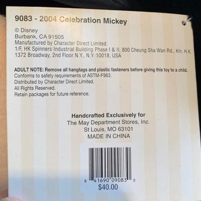 LOT 213 A: Disney's Milestone Mickey Limited Edition Stuffed Animal Collection w/ Tags