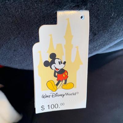 LOT 214 A: Disney Jumbo Mickey Mouse Stuffed Animal w/ Tags