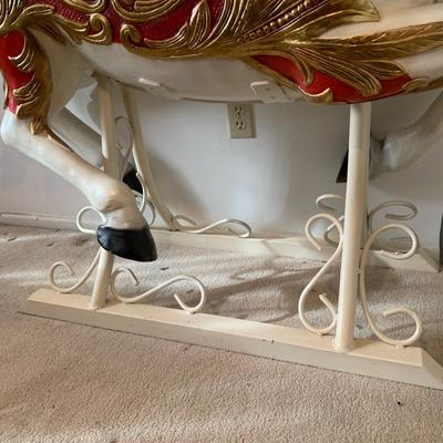 LOT 219 A: Large Vintage Carousel Horse