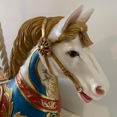 LOT 219 A: Large Vintage Carousel Horse