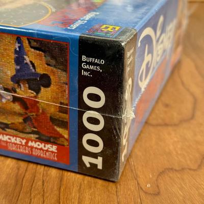 LOT 221B: Collection of Disney Games & Puzzles - Sealed Mickey Mouse Monopoly, Dominoes, Sealed Upper Deck Treasures Collectible...