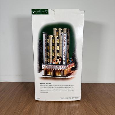 LOT 222B: Department 56 Christmas in the City Series Radio City Music Hall 56.58924 w/ Box