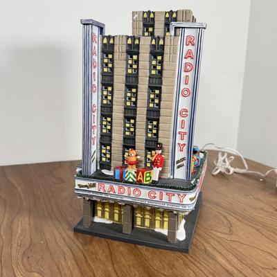 LOT 222B: Department 56 Christmas in the City Series Radio City Music Hall 56.58924 w/ Box