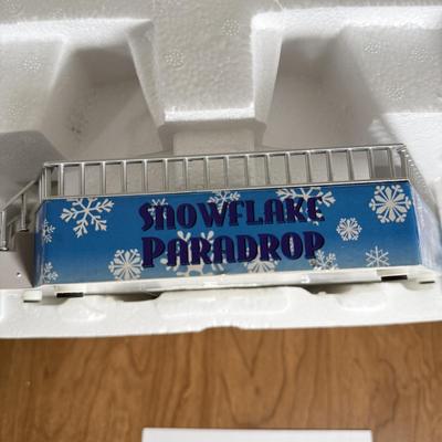 LOT 223B: Lemax Snowflake Paradrop Carnival Amusement Park Ride in Box