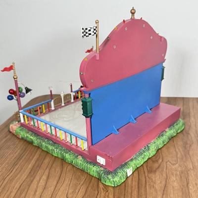 LOT 226B: Lemax Carnival Amusement Park Rides - Crazy Cars & Cha-Cha