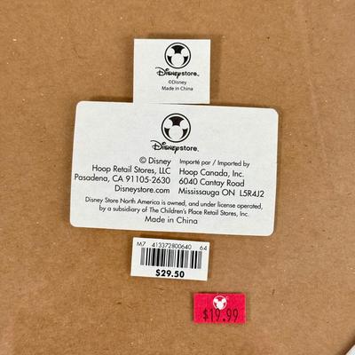 LOT 229B: Disney Home Decor - David Doss Wish You Were Here Beach Print, Minnie Princess Lamp & Canvas Prints