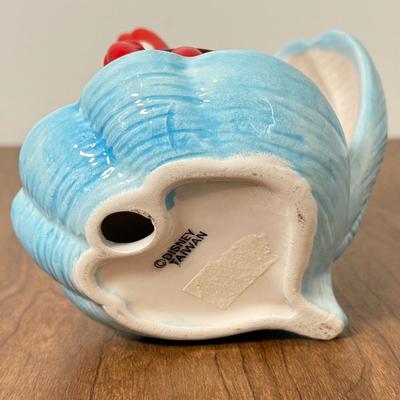 LOT 230B: Disney Trinkets - 2000 Mr. Christmas Cinderella Musical Figure, Sebastian Statue, Pink Glass Slipper, 2002 Beauty and the Beast...