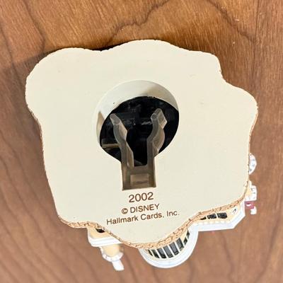 LOT 230B: Disney Trinkets - 2000 Mr. Christmas Cinderella Musical Figure, Sebastian Statue, Pink Glass Slipper, 2002 Beauty and the Beast...