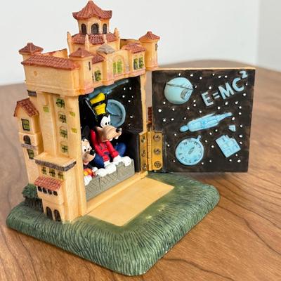 LOT 231B: Fraser Creations Disney Collection Cinderella Castle & Tower of Terror w/ Mickey & Goofy