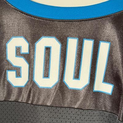 LOT 233B: Philadelphia Soul Collection - #04 Jersey & Football Signed by Jon Bon Jovi, Ron Jaworski Bobbleheads