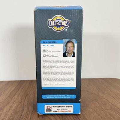 LOT 233B: Philadelphia Soul Collection - #04 Jersey & Football Signed by Jon Bon Jovi, Ron Jaworski Bobbleheads