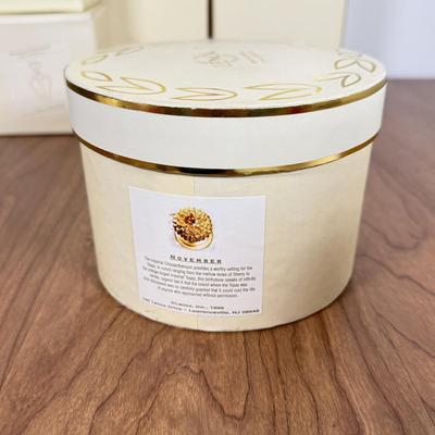 LOT 235B: Lenox Collection w/ Boxes - 2 Classic Medium Candlesticks, Wedding Promises Perfume Bottles, Birthstone Collection November...