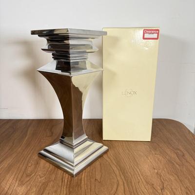 LOT 235B: Lenox Collection w/ Boxes - 2 Classic Medium Candlesticks, Wedding Promises Perfume Bottles, Birthstone Collection November...