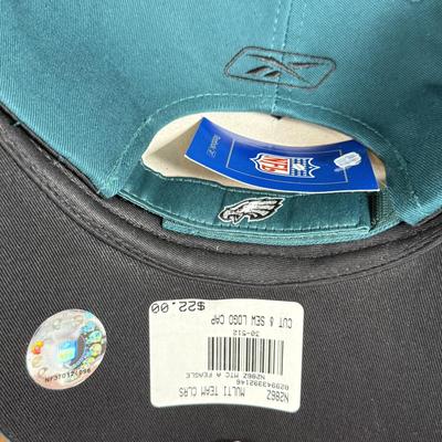 LOT 238A: Philadelphia Eagles Clothing, Hats & Footballs incl. 2004 NFC Champions Merch
