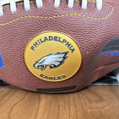 LOT 238A: Philadelphia Eagles Clothing, Hats & Footballs incl. 2004 NFC Champions Merch