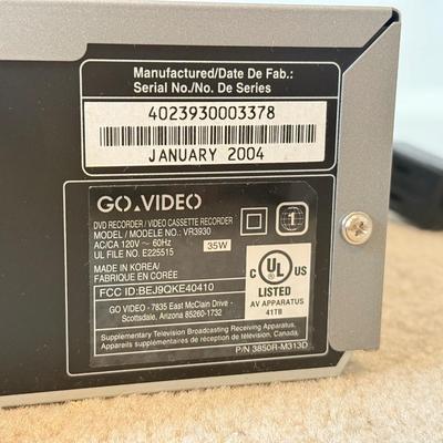 LOT 239A: Go Video DVD Recorder/VCR Mode lVR3930