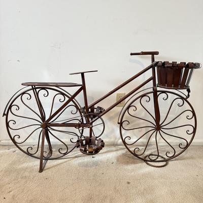 LOT 240A: Metal Bicycle Planter