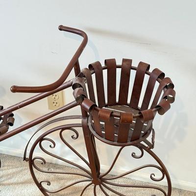 LOT 240A: Metal Bicycle Planter