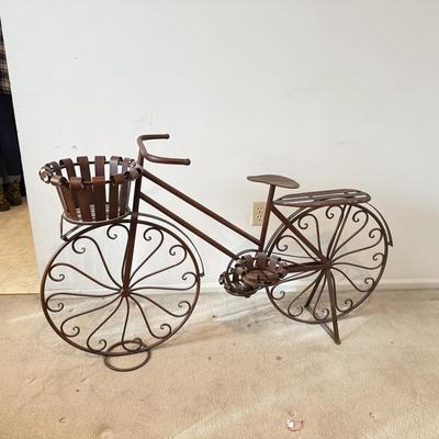 LOT 240A: Metal Bicycle Planter