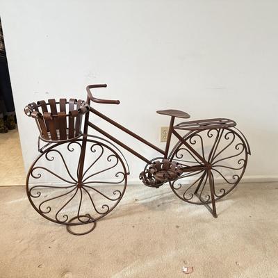 LOT 240A: Metal Bicycle Planter
