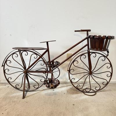 LOT 240A: Metal Bicycle Planter