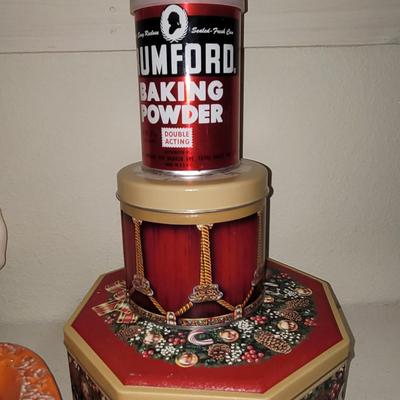 Vintage ashtrays, cannisters, ceramic switchplate