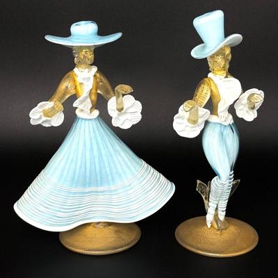 Authentic Vintage Murano Glass Dancing Couple