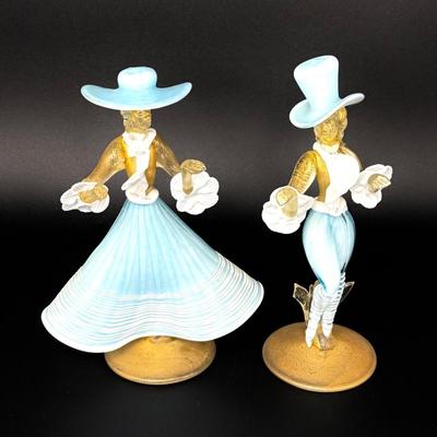 Authentic Vintage Murano Glass Dancing Couple