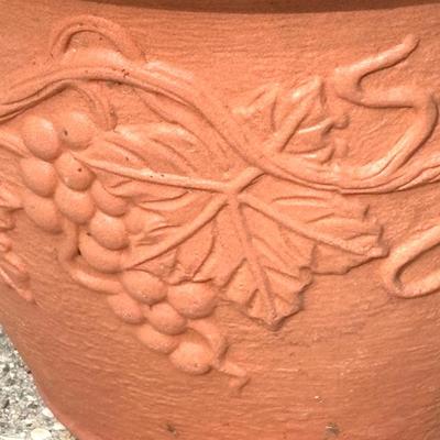 Set of 4 Large Flower Pots - One Cement Urn and Three Composite