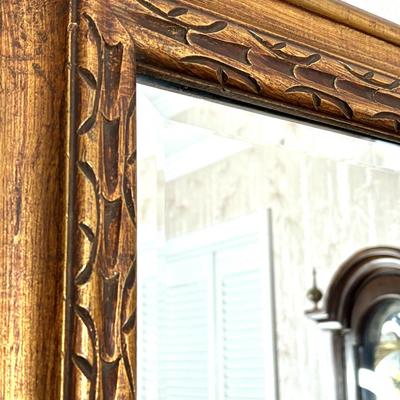 Vintage Beveled Wall Mirror