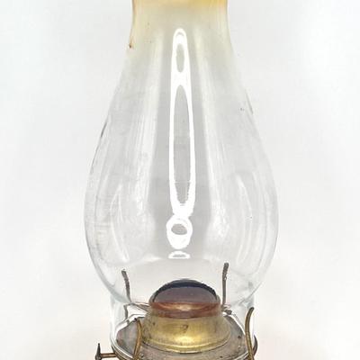 Antique Oil Hurricane Lamp