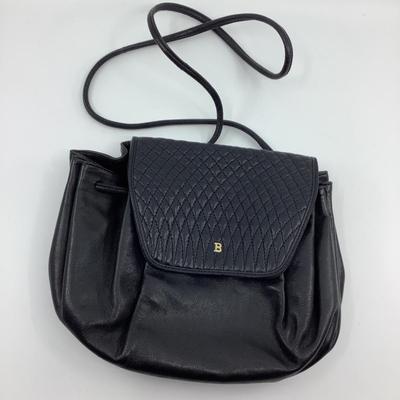 405 BALLY Black Leather Handbag