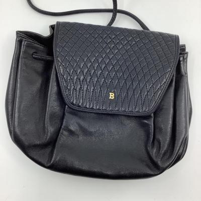 405 BALLY Black Leather Handbag