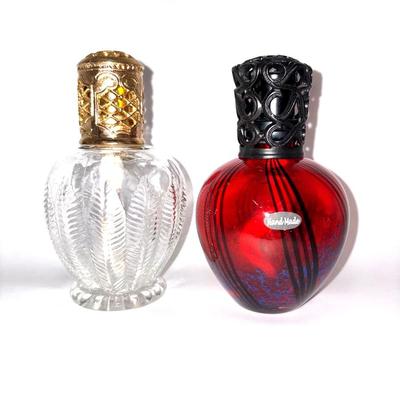 Set of 2 Home Fragrance Lamp Oil Diffusers with Wicks - Lamp Paradise
