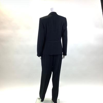 409 GARFIELD MARKS 2pc. Black Ribbed Suit