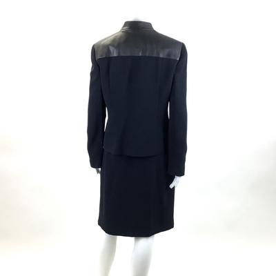 410 GARFIELD MARKS 2pc. Black Ribbed Top & Skirt